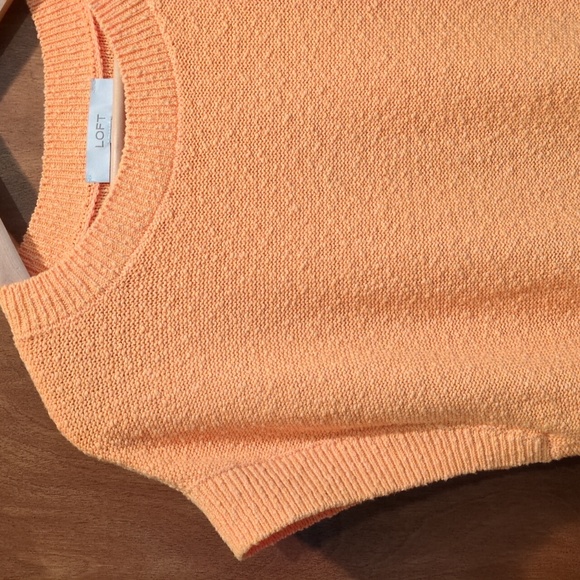 Loft Cap Sleeve Sweater Size S - Picture 3 of 6
